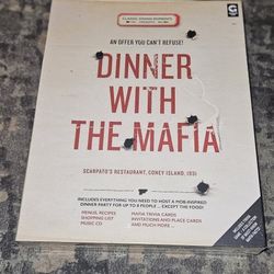 Dinner with the Mafia - Mob-inspired Dinner Party Game Kit 2015 Brand New Sealed