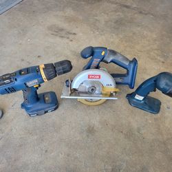 Drill Flashlight Hand Saw