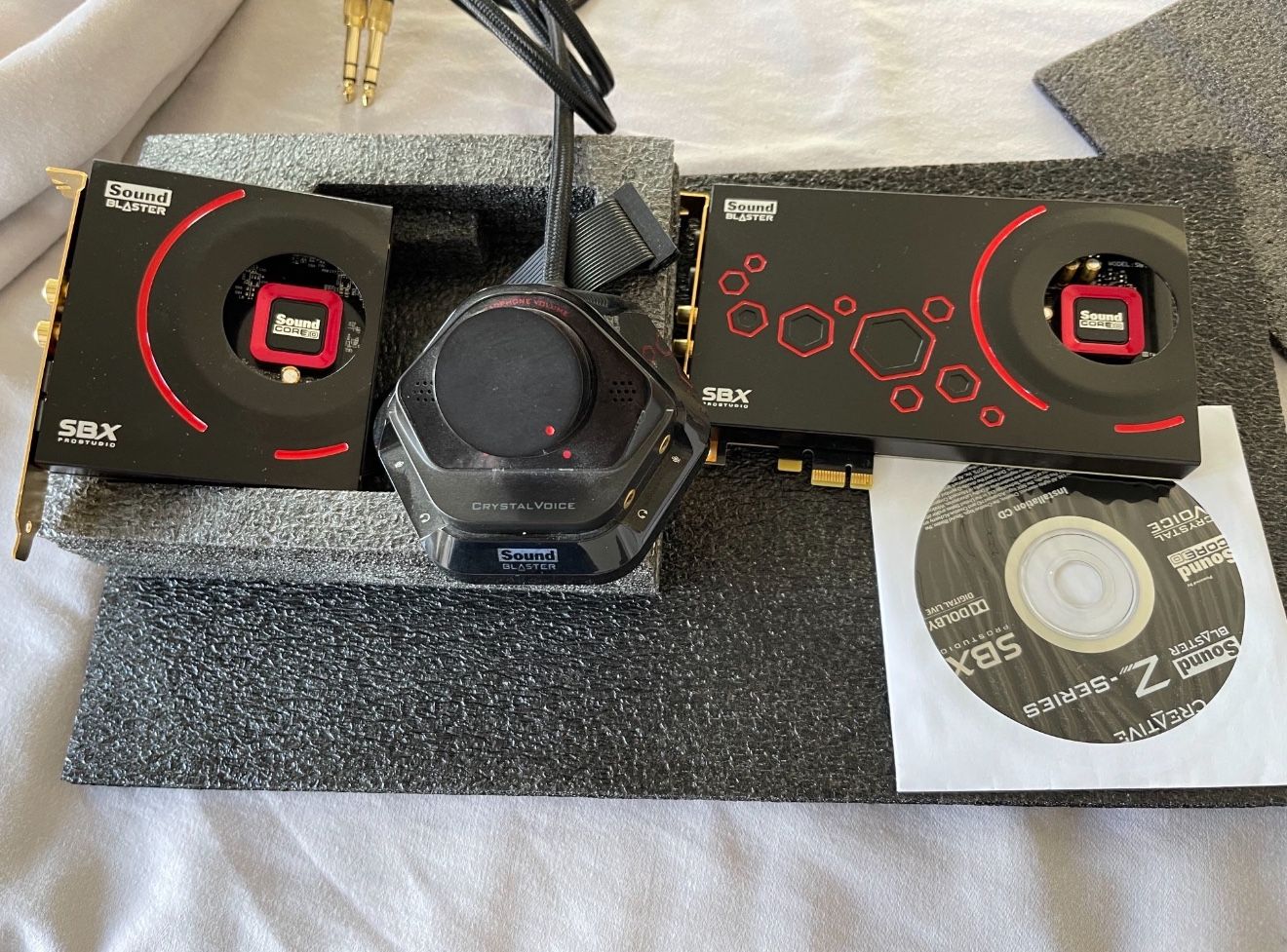 Creative Official PCIe Sound Blaster ZxR Sound Card 24bit/192kH SB-ZXR-R2 MINT