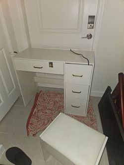 Desk and chair