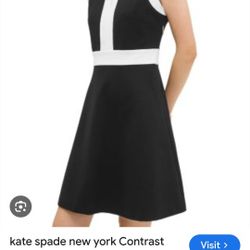 Kate Spade ♠️ New York - Contrast Panel Ponte Dress