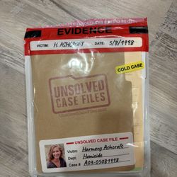 Unsolved Case Files (USED AND OPENED)
