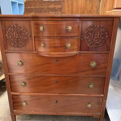 Vintage wood cabinet/dresser