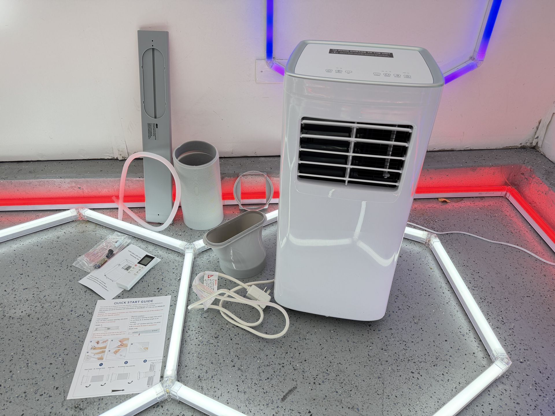 Brand New Portable Air Conditioners, 3-in-1 8500 BTU Cooling Unit with Fan & Dehumidifier for Room, Quiet Operation, Cools up to 450 sq.ft SKU445-G
