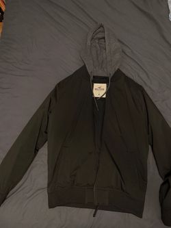Hollister Puffy Bomber Jacket with Hood