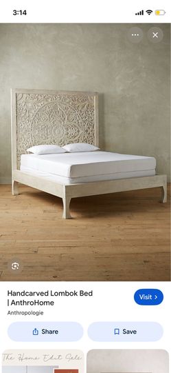 Anthropologie Queen Size bed frame