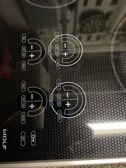 Wolf cooktop CT30E/S needs repair