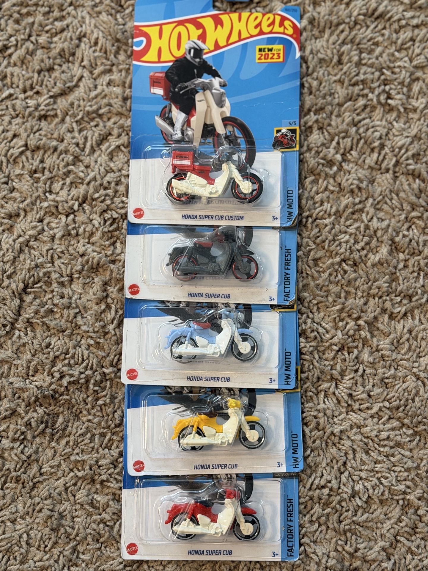 Honda Super club Hot wheels motorcycles collection