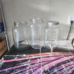 LARGE Glass Jars