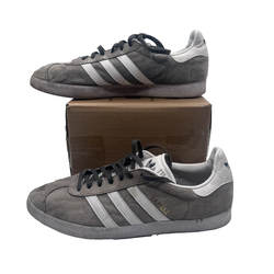 Adidas Gazelle Men Size 11 Grey Casual Athletic Sneakers Shoes Walking BB5480