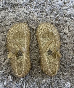 Toddler girl Glittery Slip Ons Size 6