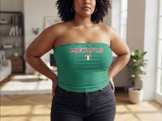 Brand new size large xl mexico tube top stretchy