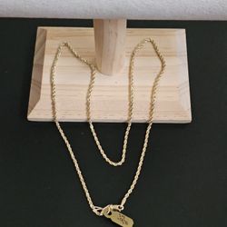 10k Gold Necklace 20 Inch