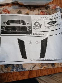 Raptor Gen 2 hood stripes