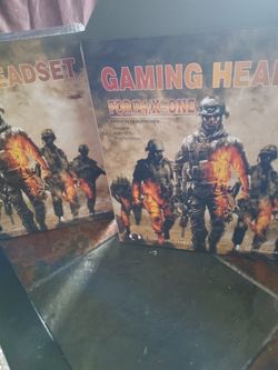 2 New Gaming Headphones Set