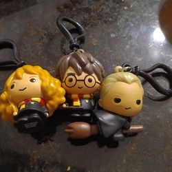 Harry Potter, Hermione And Draco Collectible Bag Tags