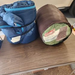 2 Sleeping Bags Good Condition Adult