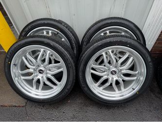 20x9.5 brushed weld wheels 6x135