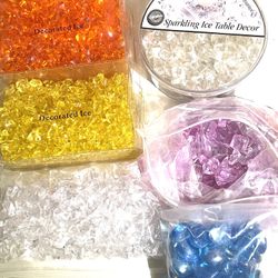 Colorful Decorative Acrylic Ice