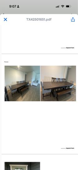 Dinning room table