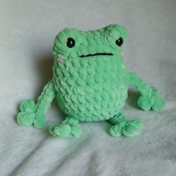 Crochet Chonky Leggy Froggy Amigurumi Plush