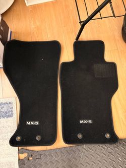 Mazda MX-5 OEM Carpet Floor Mats – Driver + Passenger Pair