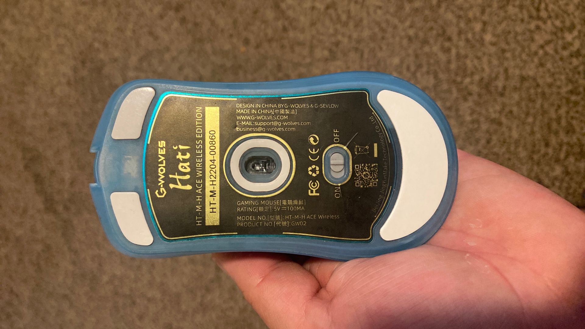 G-Wolves Hati HT-M Ace Wireless mouse