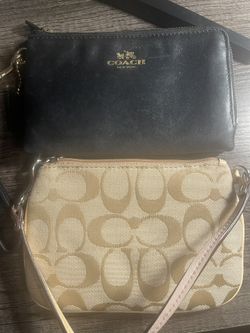 (2) Coach Wristlet Purses 