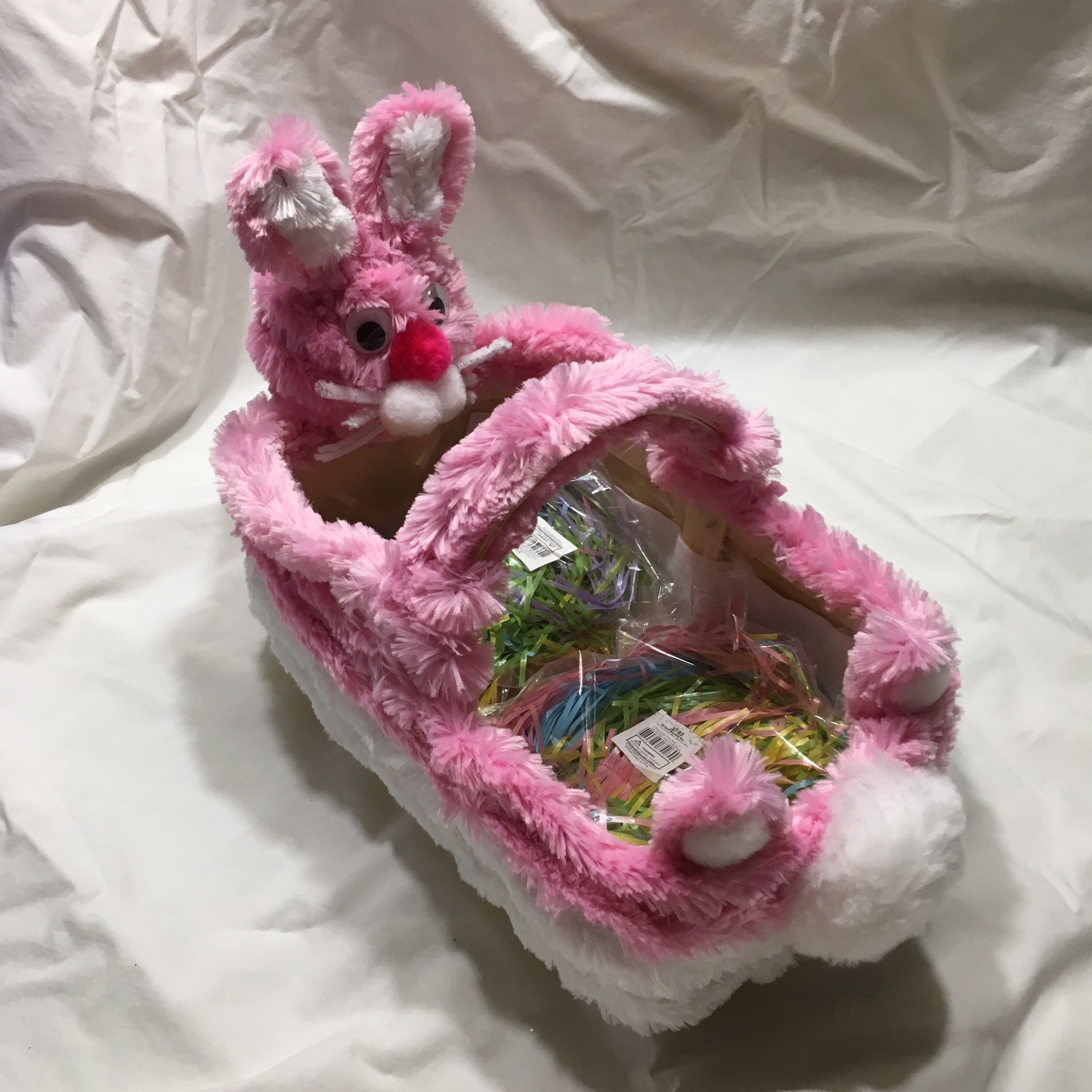 Handmade Easter Bunny Baskets, comes with Easter grass,