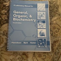 Lab Manual for General, Organic & Biochemistry
