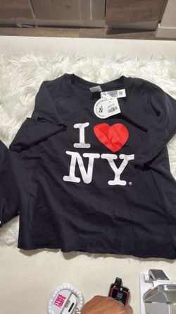 Black XL NY I Love NY Crop Top