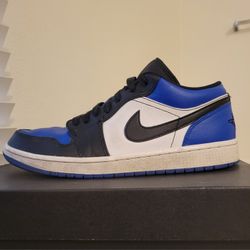 Air Jordan 1 Low Royal Toe (2019) ✅️ Size 9.5 Men's 🆕️ Preowned, Used (See All Pics) 🔹️💯% Guaranteed Authentic🤙🏽 Nike AJ1 I 🔥🔥🔥