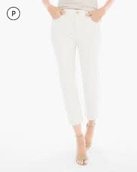 Chico’s White Cream So Lifting Crop Pants