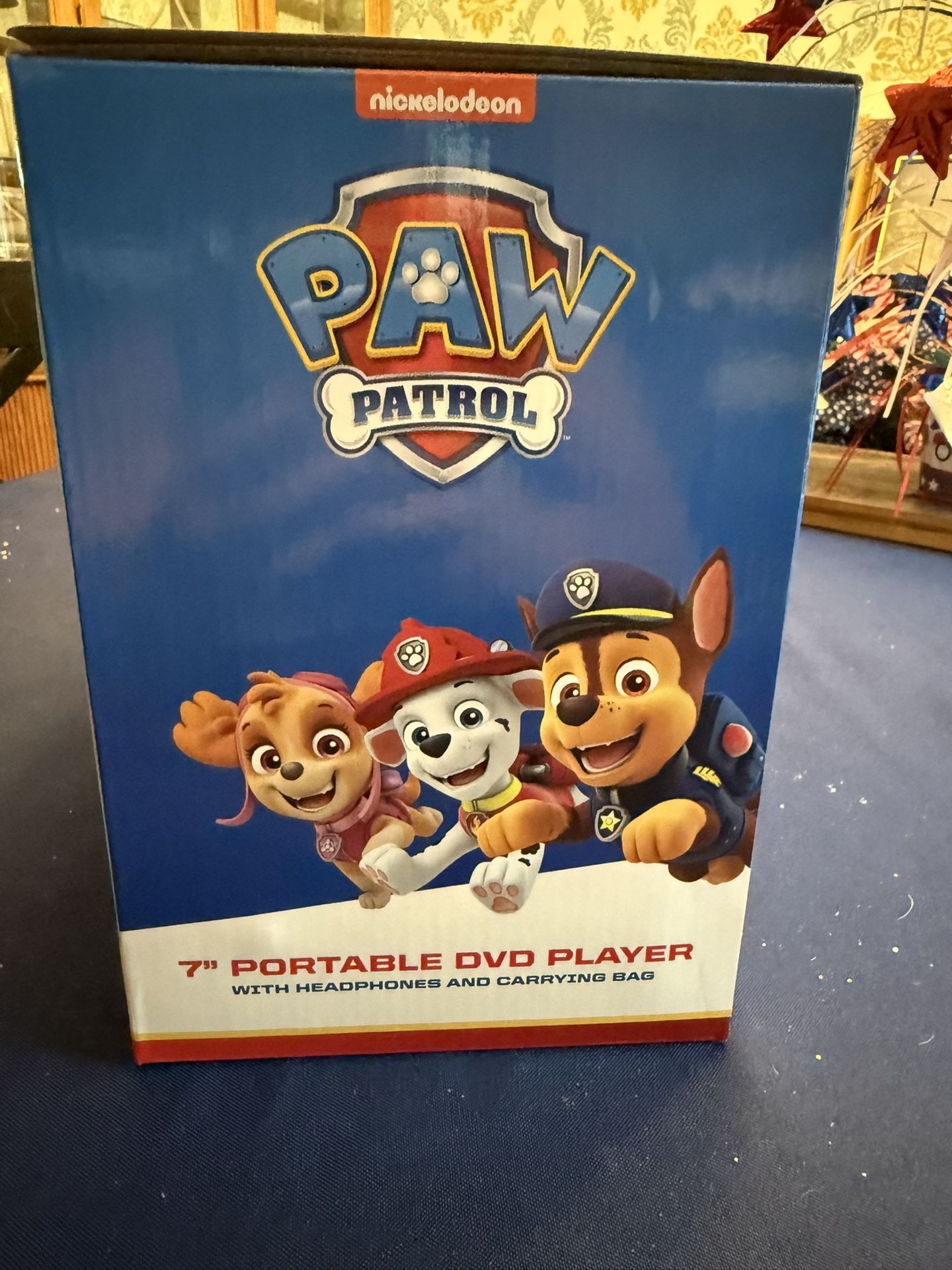 New Paw Patrol DVD Player With Carry Case And Headphones