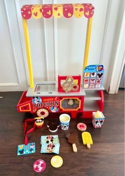 Toys-Disney Snacks & Popcorn Wooden Play Food Counter by Melissa & Doug