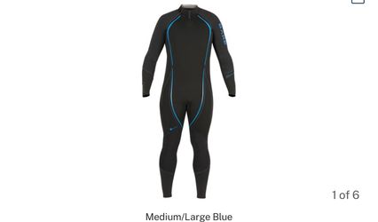 Bare 7mm Reactive Men's Full Wetsuit Blue L,MLS&XL