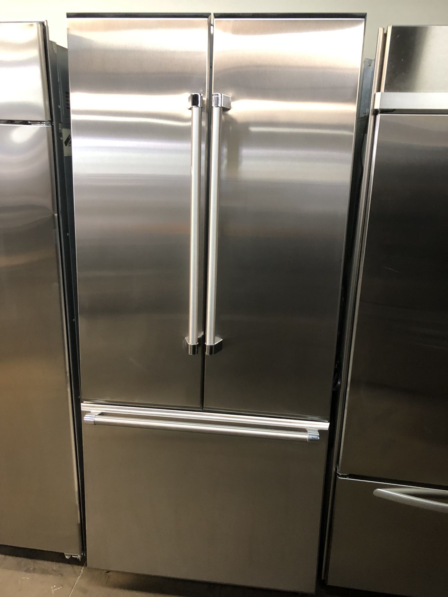 Thermador 36” Stainless Steel Panel Ready Built In French Door Refrigerator