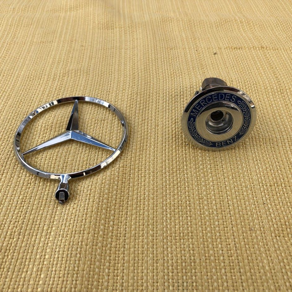 Vehicle Hood Star Emblem Badge For Mercedes Benz (FOR PARTS)