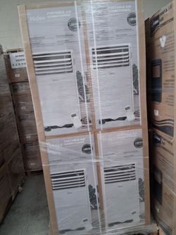It's hot 🔥 🔥 hot 🔥.  5000BTU portable AC by media.  Brand new