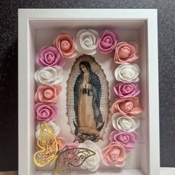 Virgen De Guadalupe Shadow Box