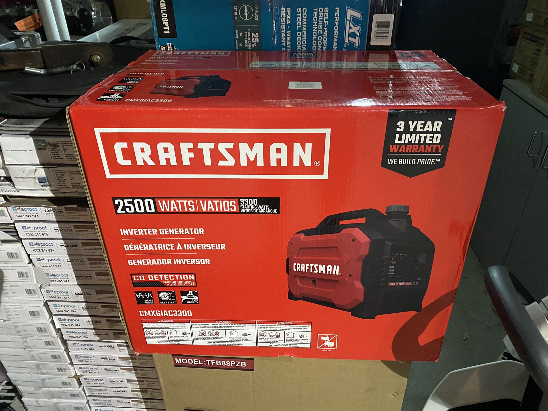 CRAFTSMAN Craftsman 3300-Watt Gasoline Portable Inverter Generator
