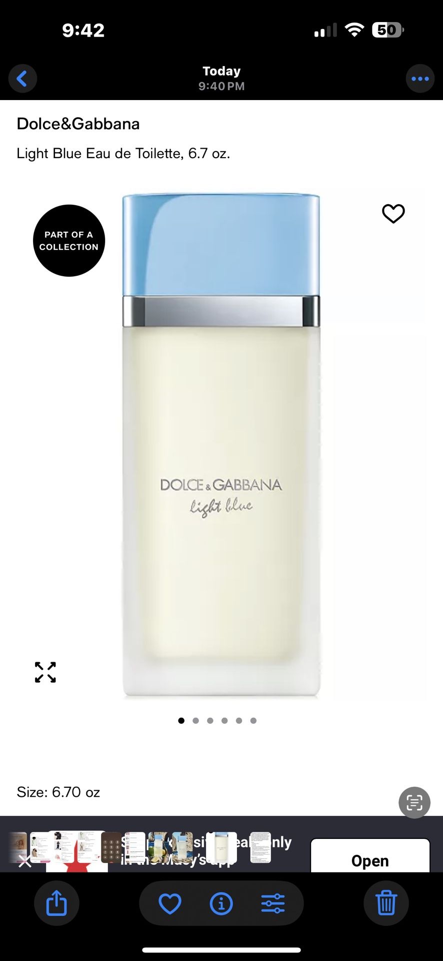 DOLCE & GABBANA LIGHT BLUE