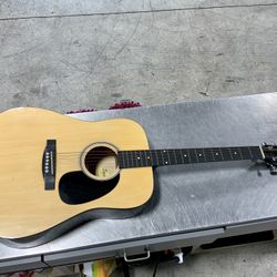 Squier by Fender Acoustic Guitar – 6 String – Natural Finish – Great Condition