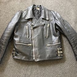 British Leather Motorcycle Jacket 