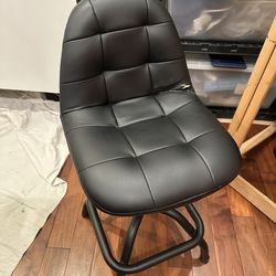 Black Adjustable Swivel Shop Stool Adjustable Chair