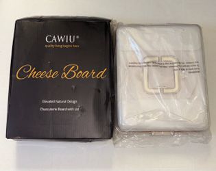 CAWIU Large Bamboo cheese Board Set
