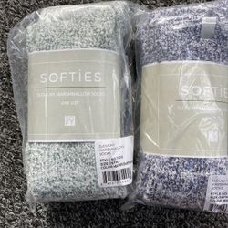 Ladies Softies Slouchy Marshmallow  Socks EACH