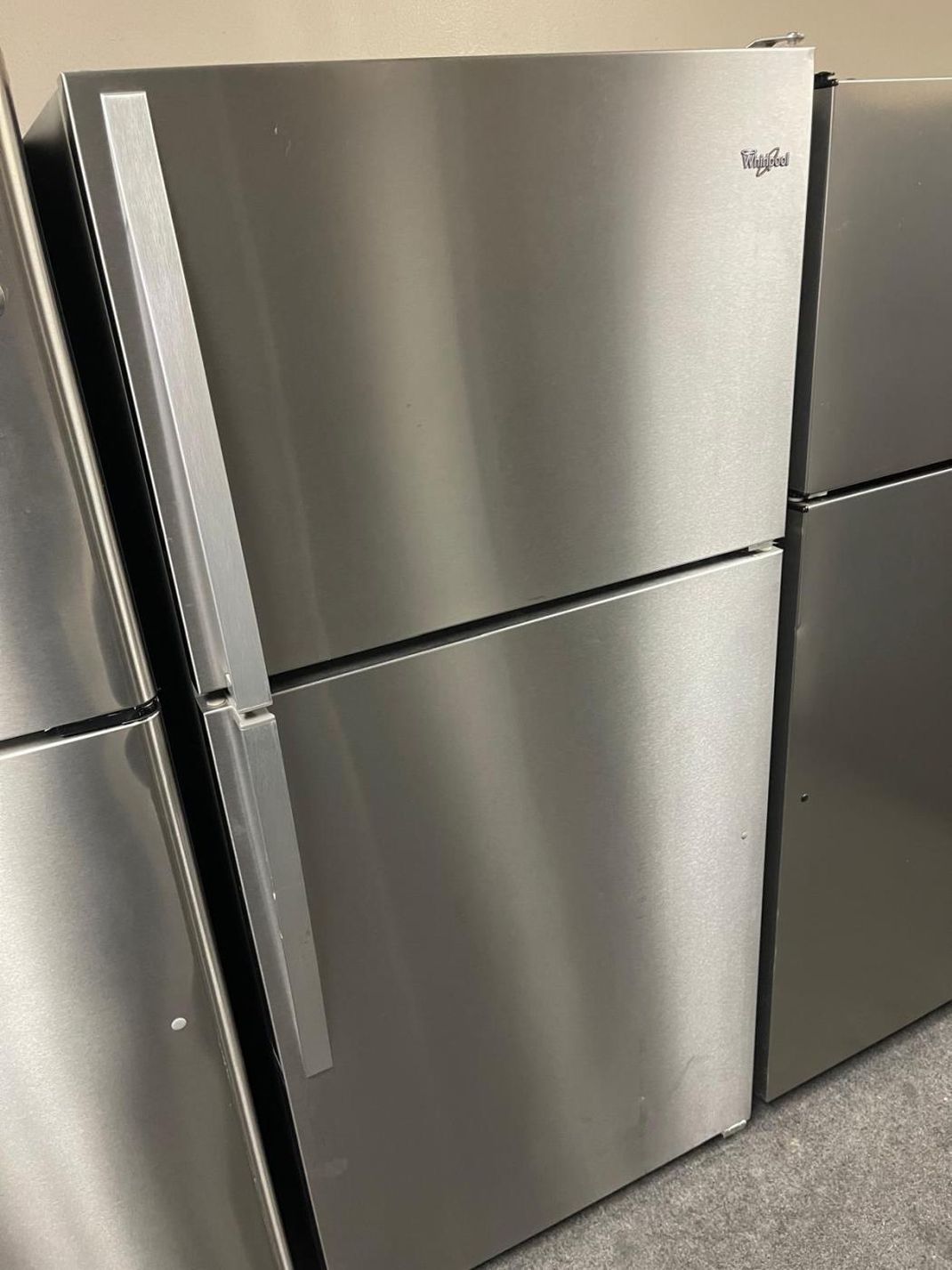 Whirlpool Top Mount Stainless Refrigerator
