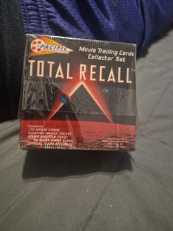 1990 Pacific Total Recall Movie Trading Cards Collector Set