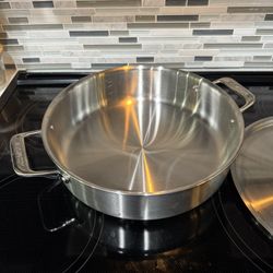 Misen- 6 QT Stainless Steel Rondeau Pan- 5 Ply